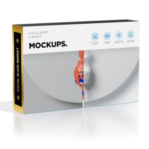 Lollipop Wrapping Mockups