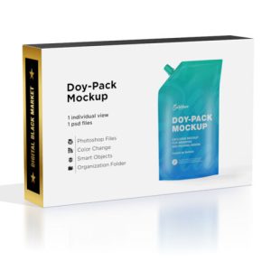 Matte Doy-Pack Mockup