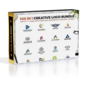 100 In 1 Creative Logo Bundle - Photoshop & Illustrator