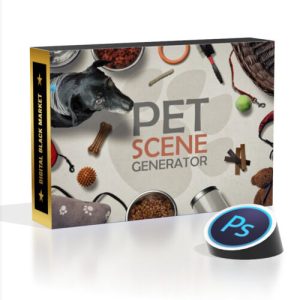 Pet Scene Generator - Photoshop - Mockup Template