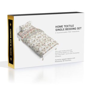 Single Beding Mockup Set