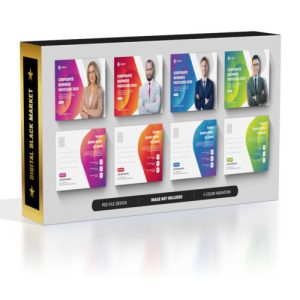 ID1622 - Corporate Business Postcard And Banner Templates