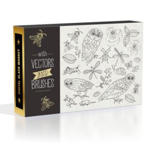 Night Creatures Clip Art Vectors