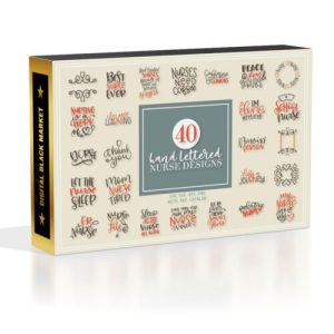 Nurse Bundle Hand Lettered Designs