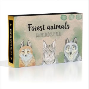 Set Of 3 Forest Animals