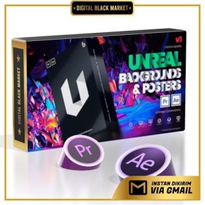 Unreal Backgrounds And Posters Library V1 - Premiere Pro & After Effect (Extension)