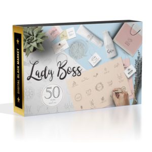 Lady Boss Premade Logo Template