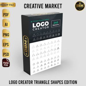 Logo Creator Triangle Shapes Edition - Photoshop & Illustrator
