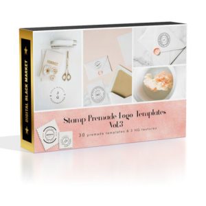 Stamp Premade Logo Templates Vol3 - Photoshop & Illustrator