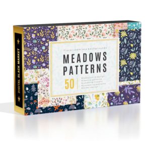 Meadow 50 Vector Seamless Patterns