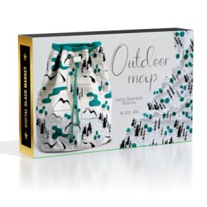 Outdoor Map Seamless Patterns